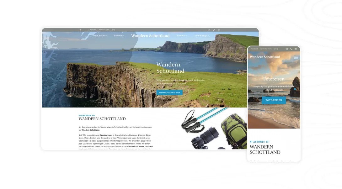 Case Wandern Schottland